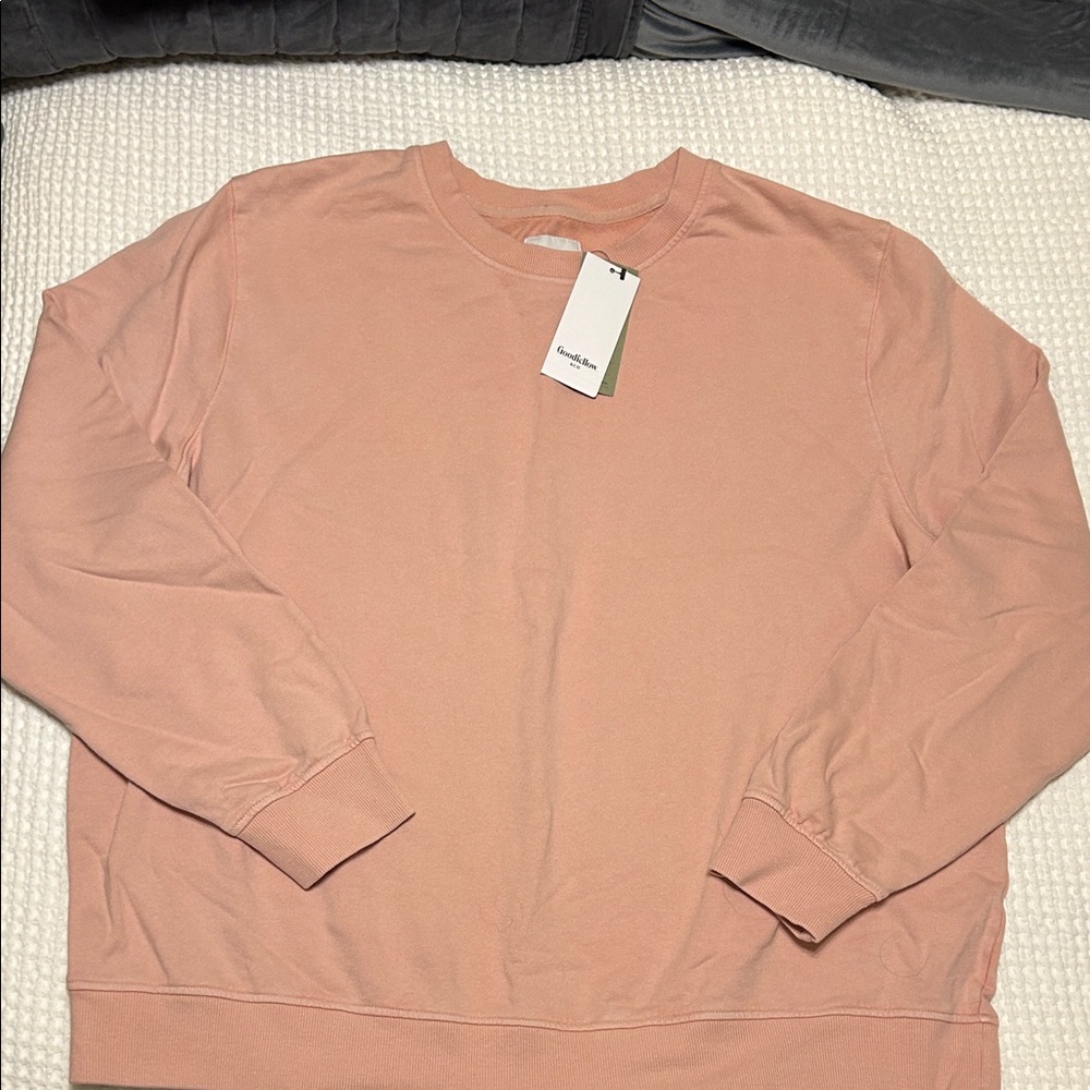 NWT Goodfellow & Co Men's Blush Crewneck Sweater